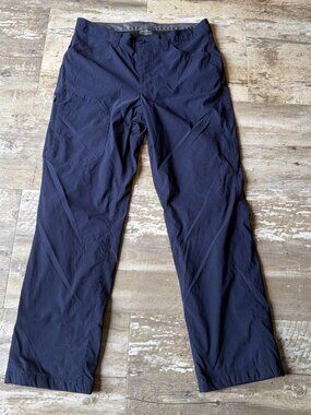 EDDIE BAUER Fleece Lined Tech Pants Blue Men’s 34x30
